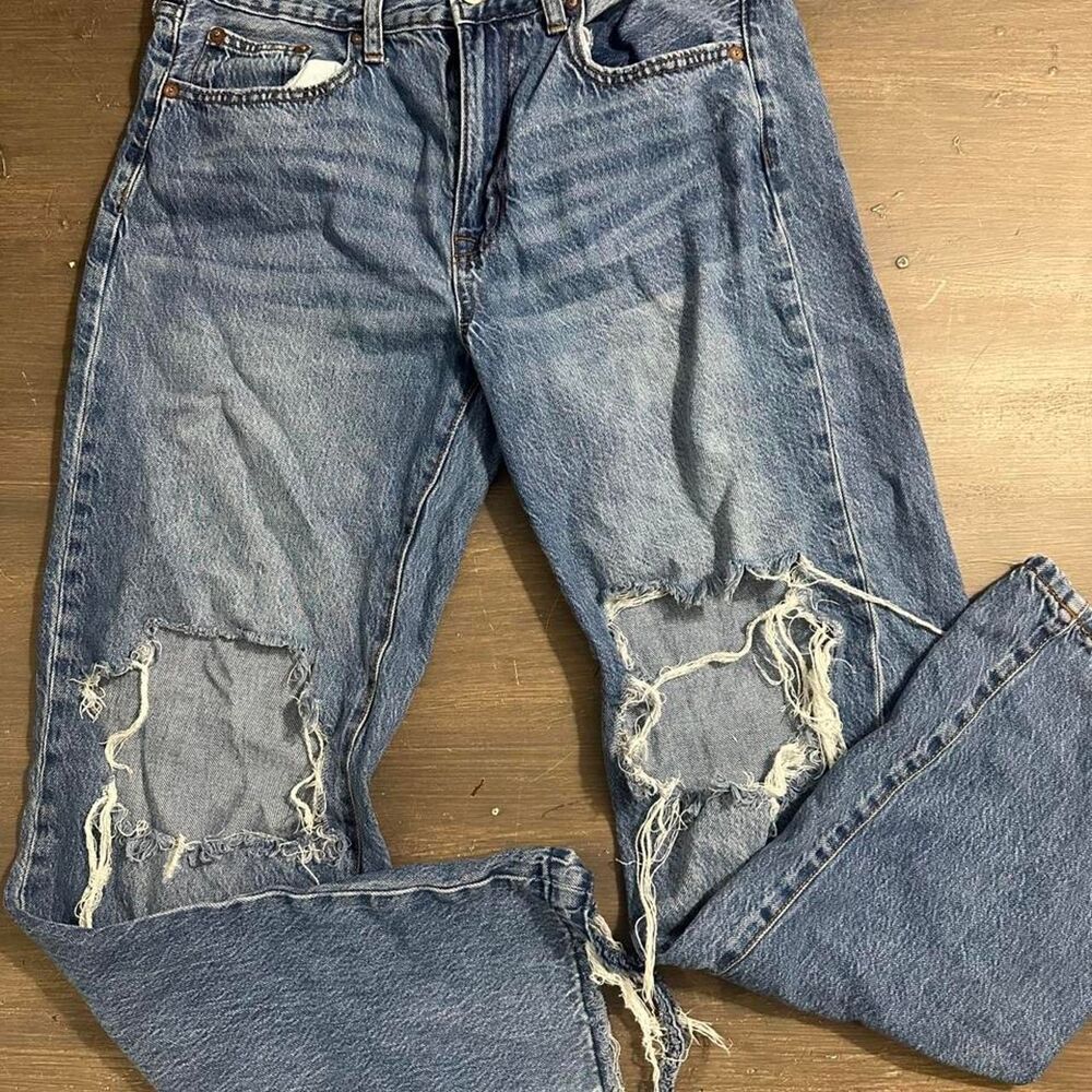 Aeropostale Women's Blue and Navy Jeans